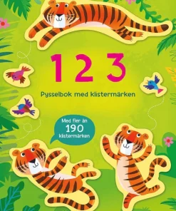 1 2 3 : pysselbok med klistermärken
