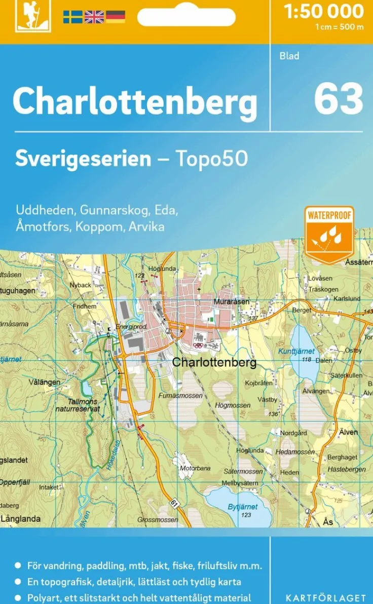 63 Charlottenberg Sverigeserien Topo50