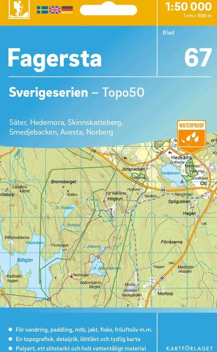 67 Fagersta Sverigeserien Topo50