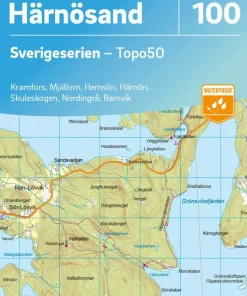 100 Härnösand Sverigeserien Topo50