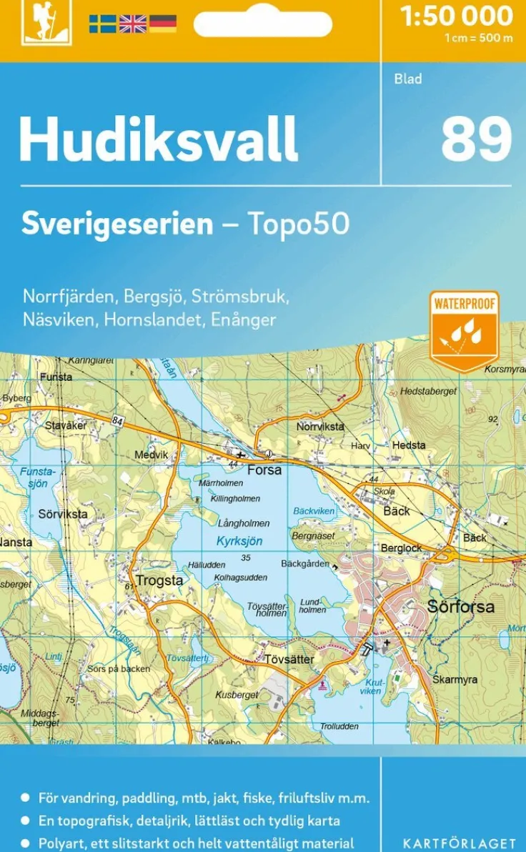 89 Hudiksvall Sverigeserien Topo50