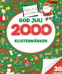 2000 klistermärken. God jul!
