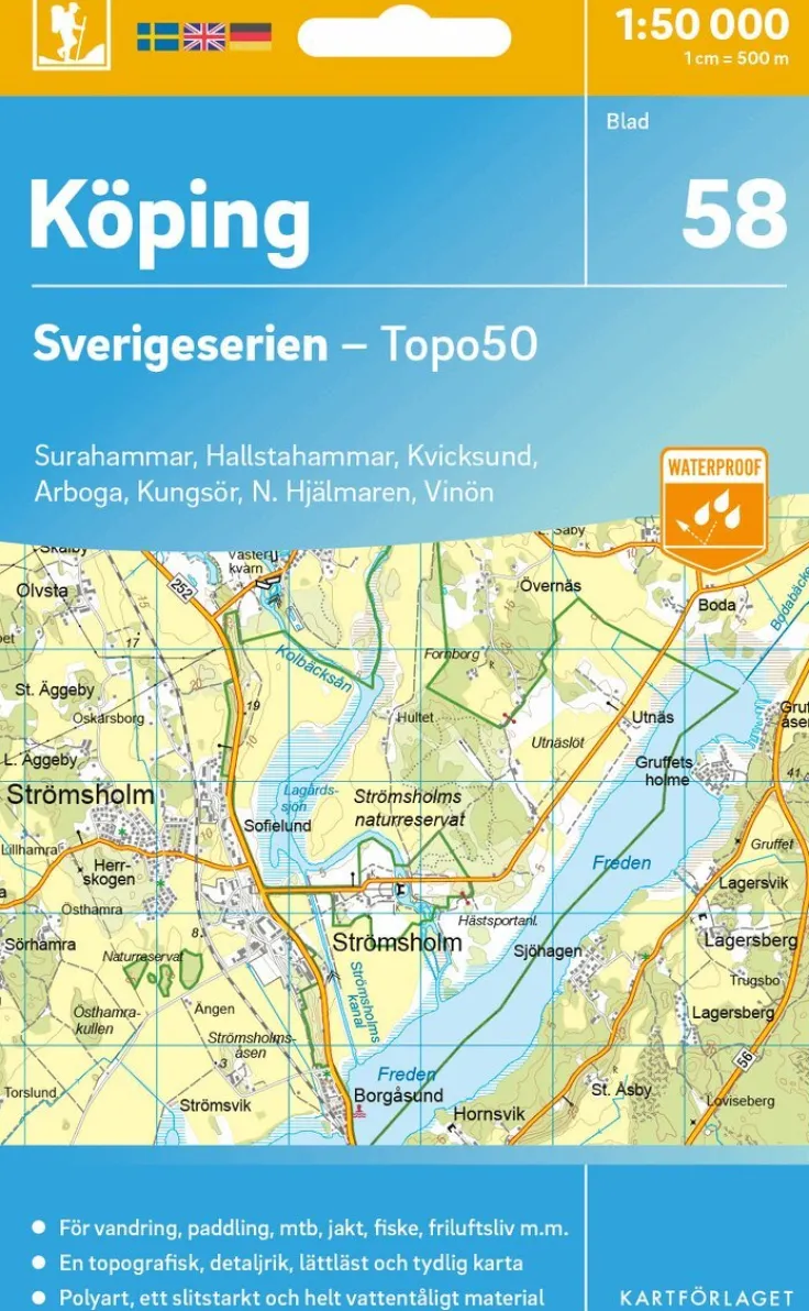 58 Köping Sverigeserien Topo50