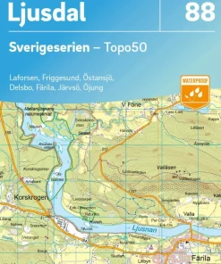 88 Ljusdal Sverigeserien Topo50