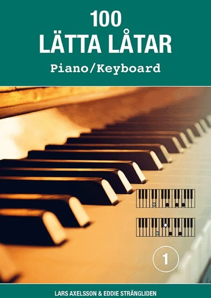 100 lätta låtar piano/keyboard 1