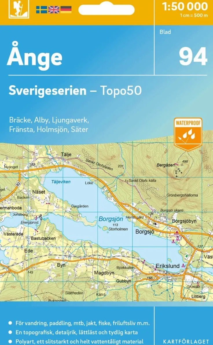 94 Ånge Sverigeserien Topo50