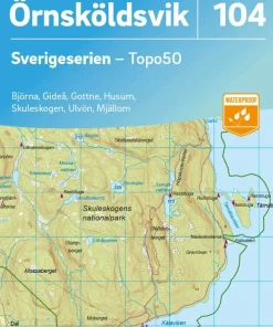 104 Örnsköldsvik Sverigeserien Topo50
