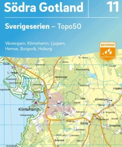 11 Södra Gotland Sverigeserien Topo50