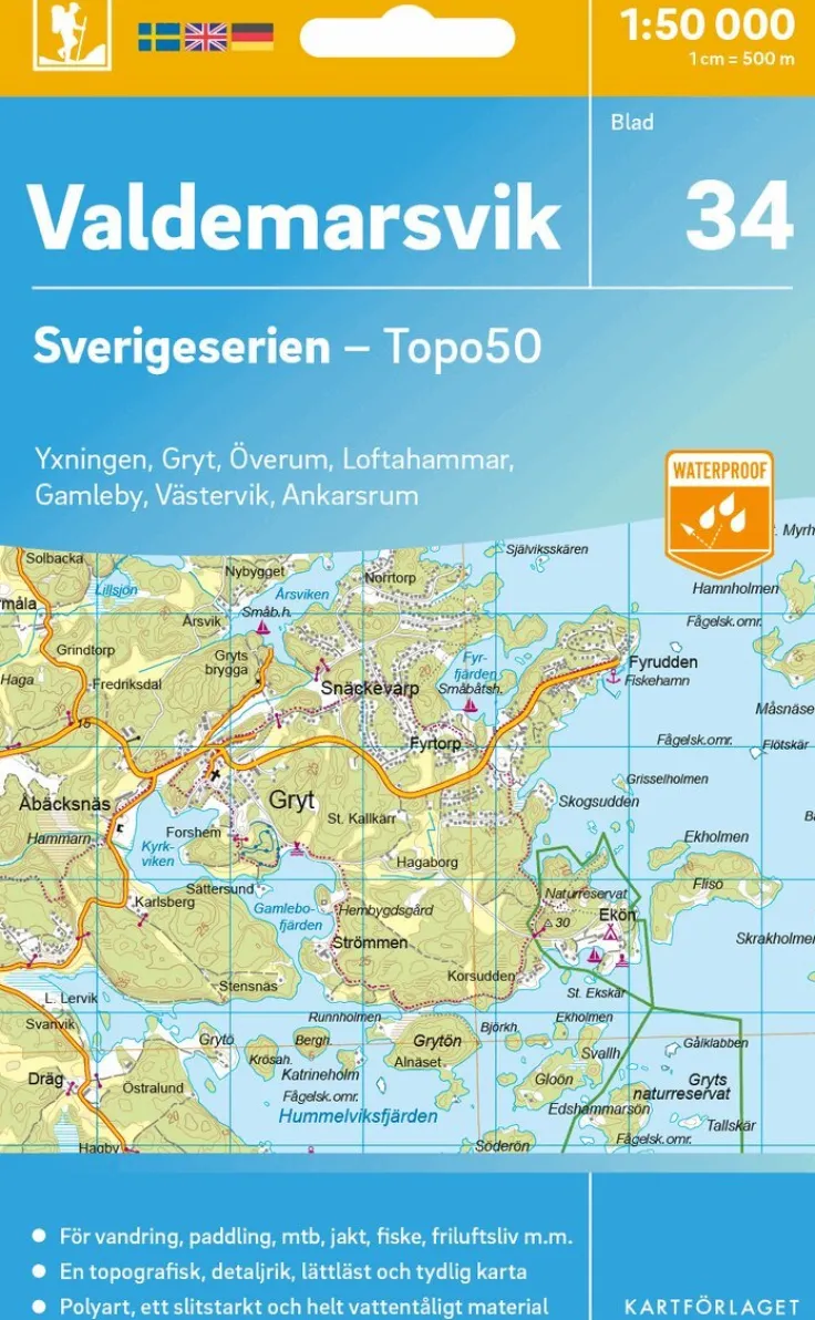 34 Valdemarsvik Sverigeserien Topo50