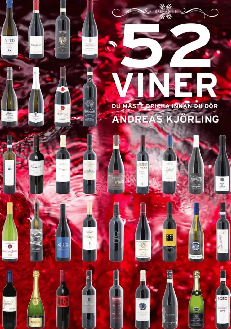 52 Viner du måste dricka innan du dör
