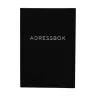 Adressbok A6 svart