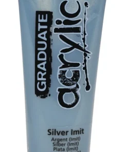 Akrylfärg Graduate 120ml silver