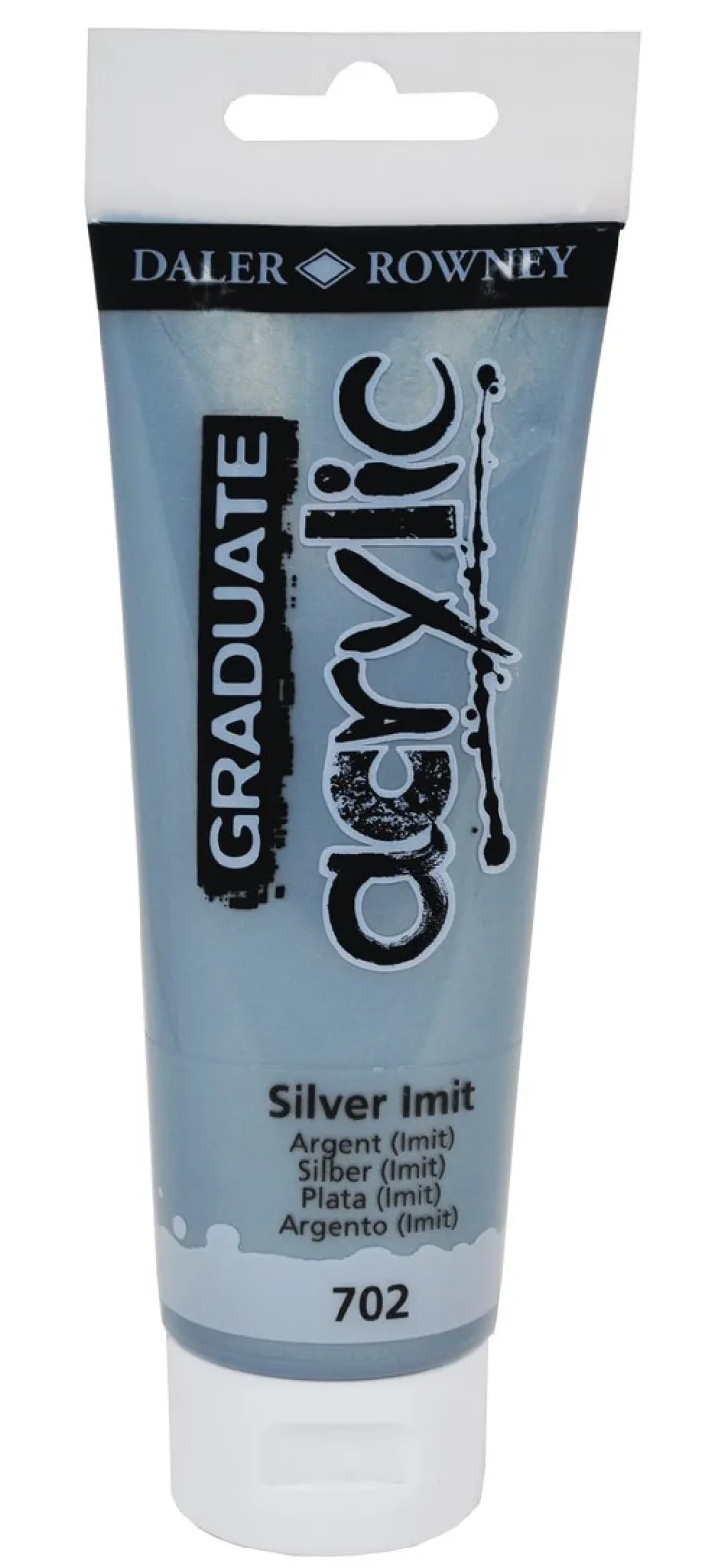 Akrylfärg Graduate 120ml silver