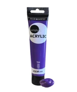 Akrylfärg 75ml Simply lila