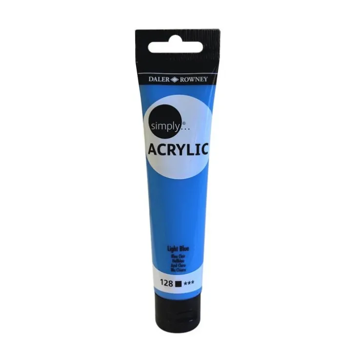 Akrylfärg 75ml Simply ljusblå