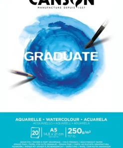 Akvarellblock A5 Graduate 250g 20 blad