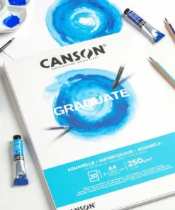 Akvarellblock A4 Graduate Aquarelle 250g 20 ark
