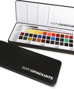 Akvarellfärg Graduate 36 halvkoppar