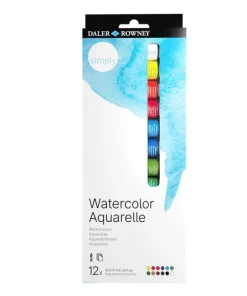 Akvarellfärg Simply 12ml 12 färger