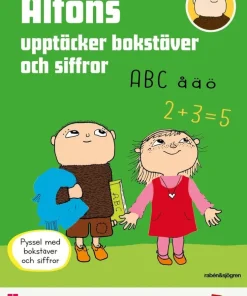 Alfons upptäcker bokstäver och siffror : pysselbok