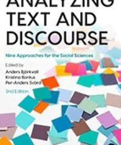 Analyzing Text and Discourse