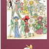 Anteckningsbok A5 Elsa Beskow Blomsterfesten vinröd