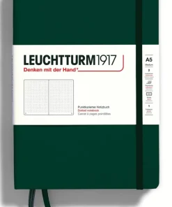 Anteckningsbok A5 Leuchtturm1917 dotted Forest Green