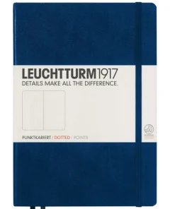 Anteckningsbok A5 Leuchtturm1917 dotted Navy