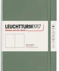 Anteckningsbok A5 Leuchtturm1917 olinjerad Olive