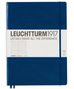 Anteckningsbok A4+ Leuchtturm1917 Slim linjerad Navy