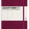 Anteckningsbok A5 Leuchtturm1917 olinjerad Port Red