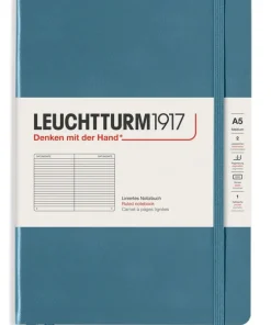Anteckningsbok A5 Leuchtturm1917 linjerad Stone Blue