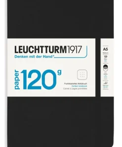 Anteckningsbok A5 Leuchtturm1917 120g dotted Black