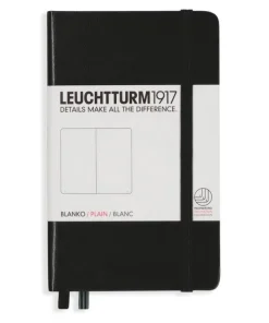 Anteckningsbok A6 Leuchtturm1917 olinjerad Black