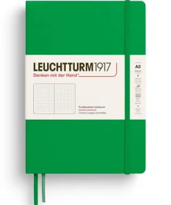 Anteckningsbok A5 Leuchtturm1917 dotted Spring leaf