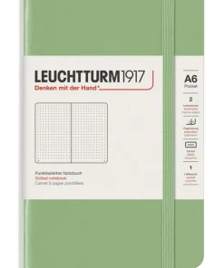Anteckningsbok A6 Leuchtturm1917 dotted Sage