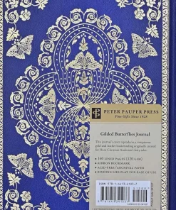 Anteckningsbok A5 linjerad Gilded Butterflies