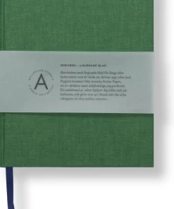 Anteckningsbok A5 linjerad äppelgrön