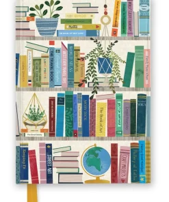 Anteckningsbok A5 linjerad - Georgia Breeze : Bookshelves