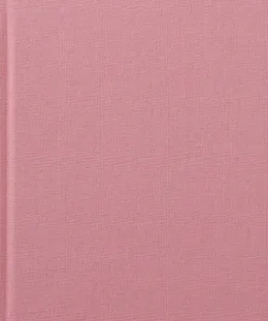 Anteckningsbok A5 linjerad textil rosa