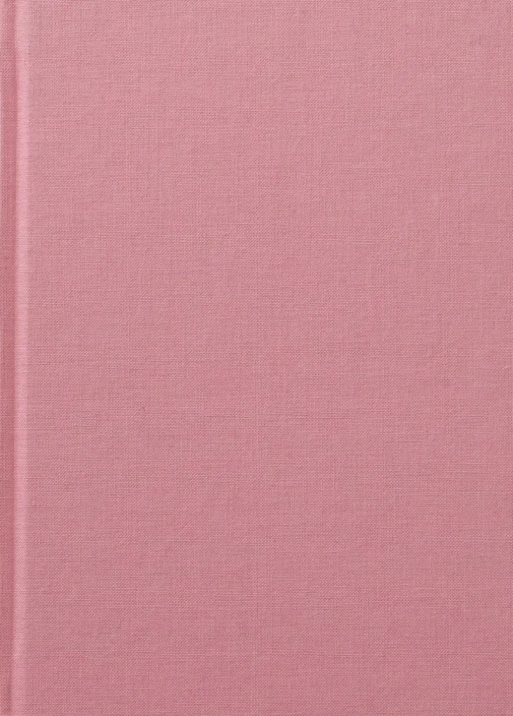 Anteckningsbok A5 olinjerad textil rosa