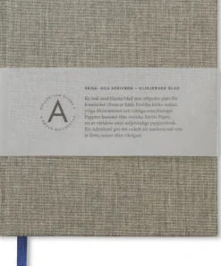 Anteckningsbok A5 olinjerad beige