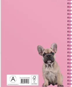 Anteckningsbok A5 wire-o linjerad Katt/Hund