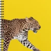 Anteckningsbok A5 wire-o linjerad Leopard