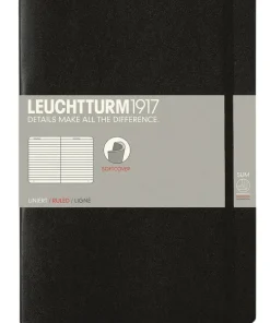 Anteckningsbok B5 Leuchtturm1917 linjerad mjuk Black