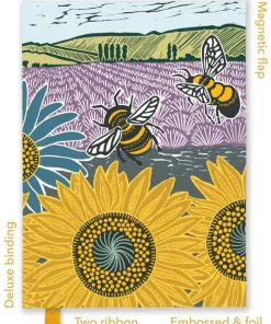 Anteckningsbok B5 linjerad - Kate Heiss : Sunflower Fields