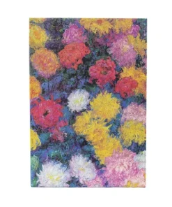 Anteckningsbok Paperblanks Midi linjerad - Monet's Chrysanthemums