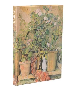 Anteckningsbok Paperblanks Midi linjerad - Cezanne's Terracotta Pots and Flowers