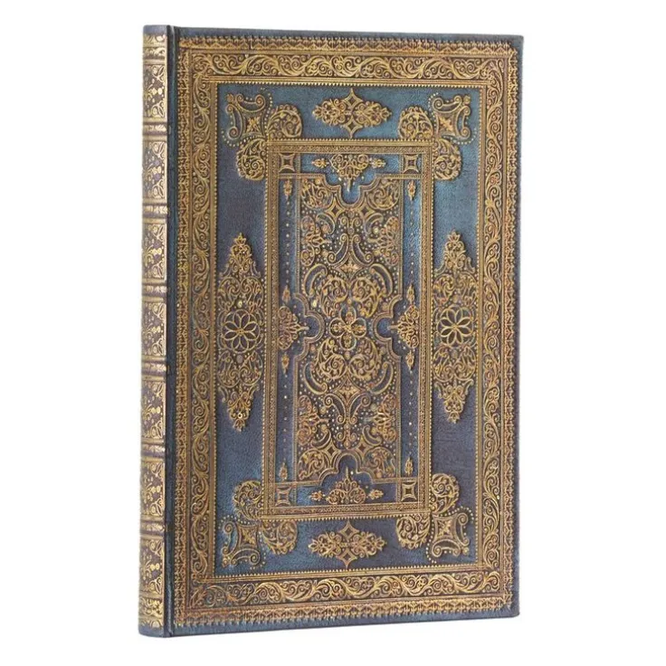 Anteckningsbok Paperblanks Midi olinjerad - Blue Luxe