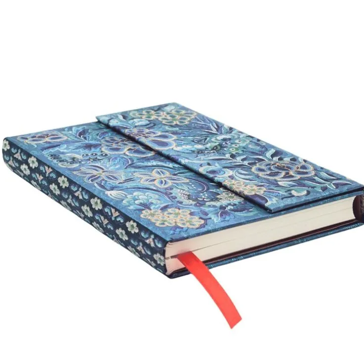 Anteckningsbok Paperblanks Mini linjerad wrap - Blue Willow